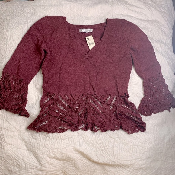 NWT Signature by Bette •size L • pretty sleeve & - Picture 1 of 3